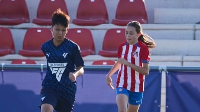 La joven delantera del equipo femenino de Ho Chi Minh City experimenta el fútbol español con La Liga