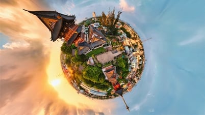 Khanh An Kloster mit japanischer Architektur im Herzen von Saigon