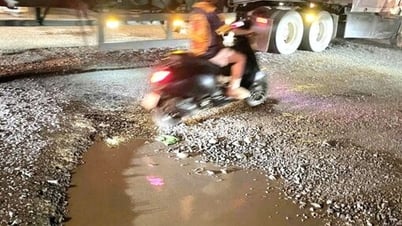 Đường cặp kênh Tây giao với Đường tỉnh 825 hư hỏng, xuống cấp