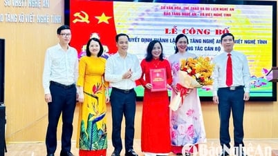 Announcement of the Decision to establish Nghe An - Soviet Nghe Tinh Museum