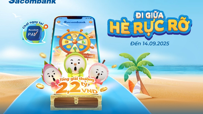 ការបង្វិលសំណាងជាង 2.2 ពាន់លានដុងកំពុងរង់ចាំអ្នកប្រើប្រាស់ Sacombank