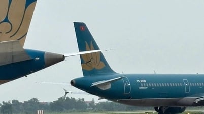 Hai máy bay va nhau tại sân bay Nội Bài