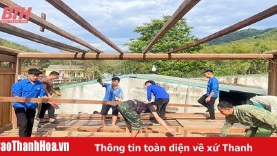 Contribute youth efforts to build houses for poor households and policy households