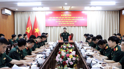 El teniente general Do Xuan Tung inspeccionó el comando militar de las provincias de Lao Cai y Yen Bai.
